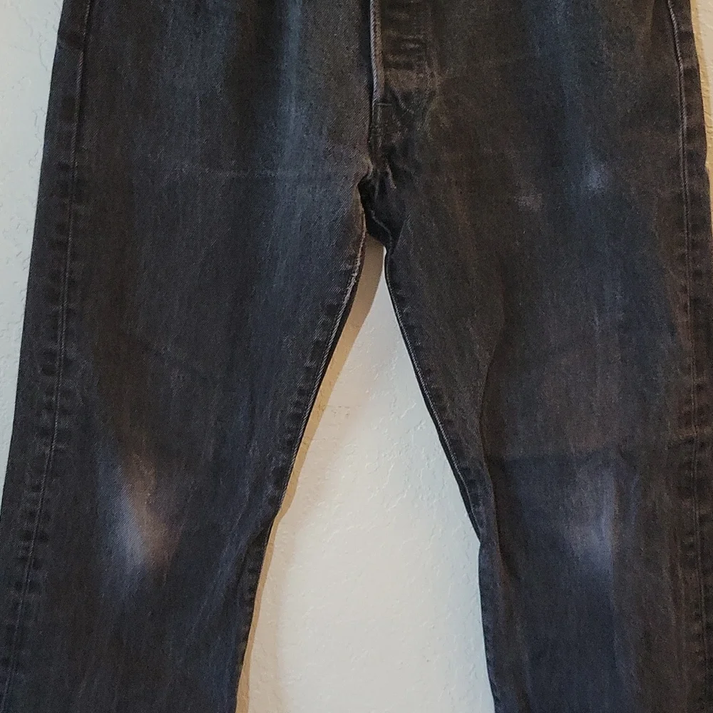 LEVI'S 501 Well Worn Broken In Button Fly Jeans 34